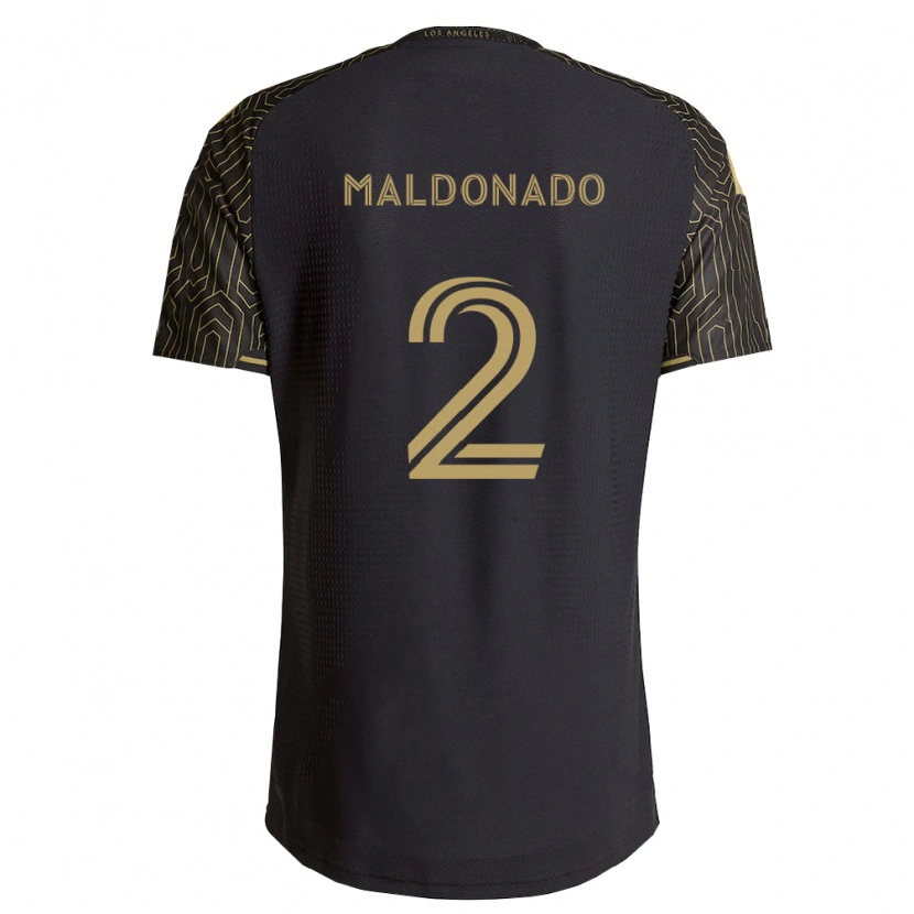 Danxen Mujer Camiseta Denil Maldonado #2 Marrón Negro 1ª Equipación 2026/27 La Camisa México