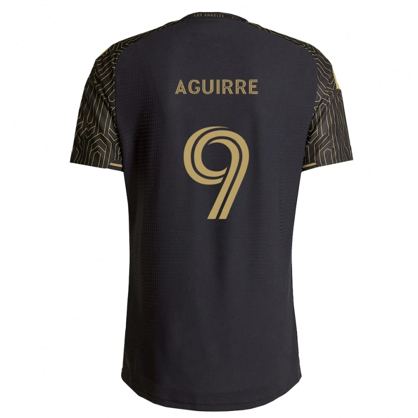 Danxen Mujer Camiseta Dustin Aguirre #9 Marrón Negro 1ª Equipación 2026/27 La Camisa México