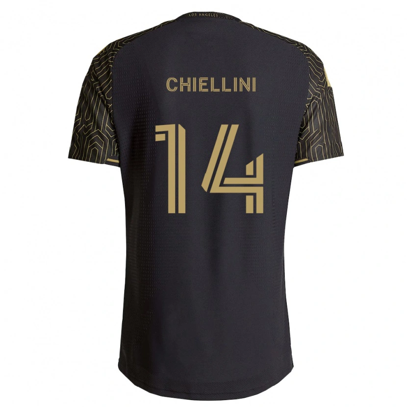 Danxen Mujer Camiseta Giorgio Chiellini #14 Marrón Negro 1ª Equipación 2026/27 La Camisa México