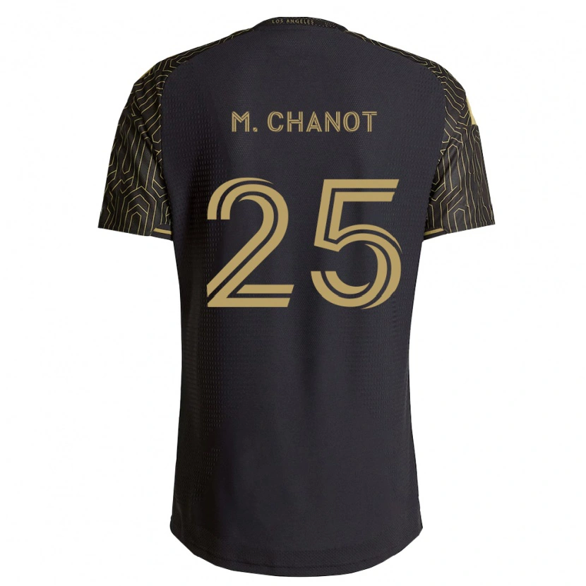 Danxen Mujer Camiseta Maxime Chanot #25 Marrón Negro 1ª Equipación 2026/27 La Camisa México