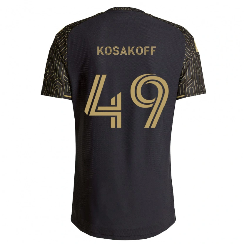 Danxen Mujer Camiseta Charlie Kosakoff #49 Marrón Negro 1ª Equipación 2026/27 La Camisa México