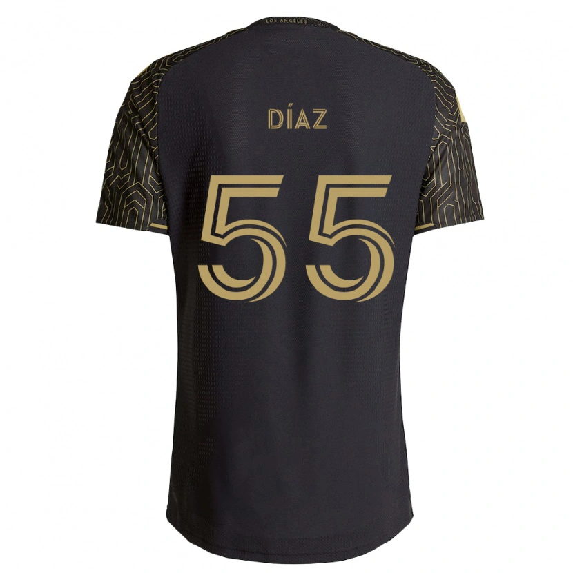 Danxen Mujer Camiseta Érick Díaz #55 Marrón Negro 1ª Equipación 2026/27 La Camisa México