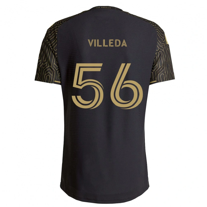 Danxen Mujer Camiseta Eddie Villeda #56 Marrón Negro 1ª Equipación 2026/27 La Camisa México
