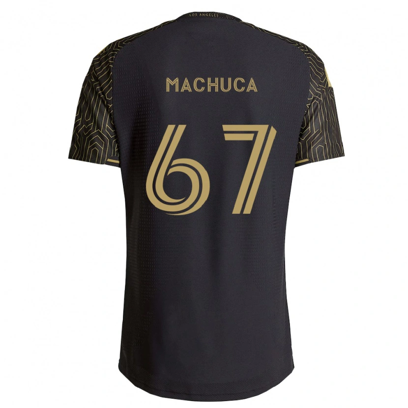 Danxen Mujer Camiseta Jacob Machuca #67 Marrón Negro 1ª Equipación 2026/27 La Camisa México