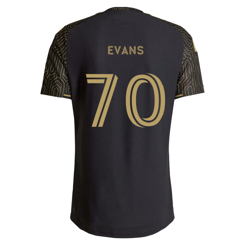 Danxen Mujer Camiseta Matthew Evans #70 Marrón Negro 1ª Equipación 2026/27 La Camisa México