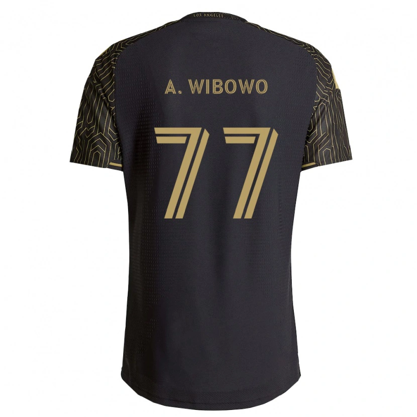 Danxen Mujer Camiseta Adrian Wibowo #77 Marrón Negro 1ª Equipación 2026/27 La Camisa México