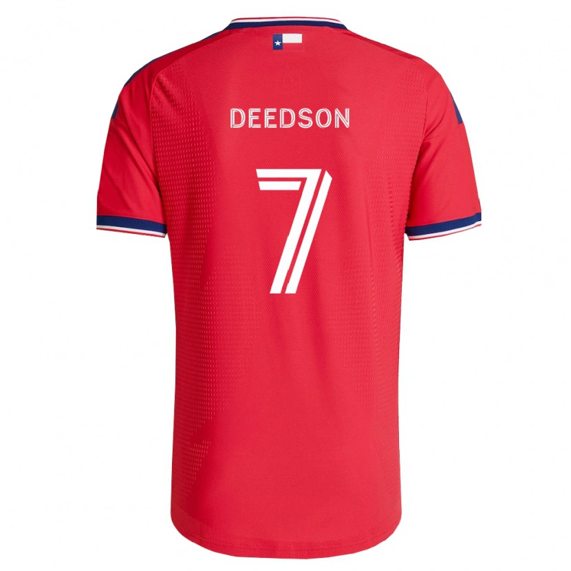 Danxen Mujer Camiseta Louicius Deedson #7 Rojo Azul Blanco 1ª Equipación 2026/27 La Camisa México
