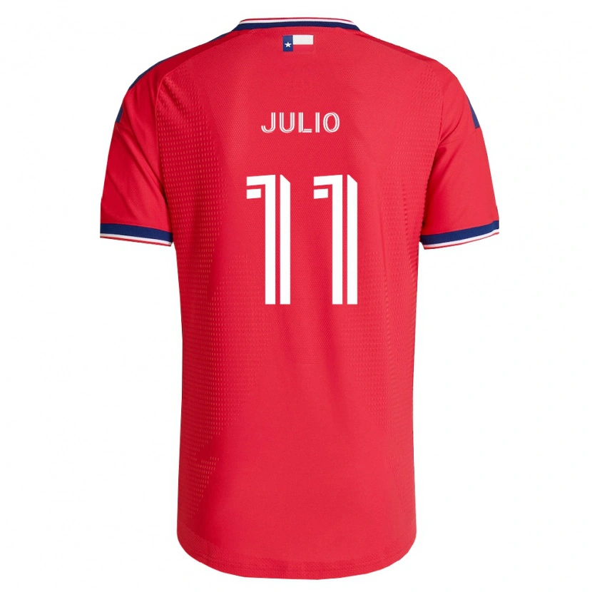 Danxen Mujer Camiseta Anderson Julio #11 Rojo Azul Blanco 1ª Equipación 2026/27 La Camisa México
