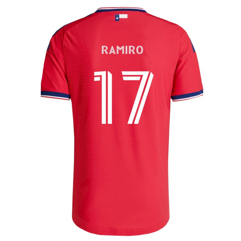 Danxen Mujer Camiseta Ramiro Moschen Benetti #17 Rojo Azul Blanco 1ª Equipación 2026/27 La Camisa México