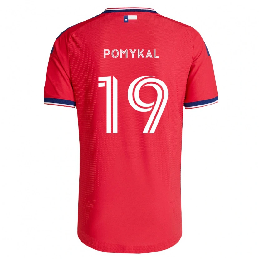 Danxen Mujer Camiseta Paxton Pomykal #19 Rojo Azul Blanco 1ª Equipación 2026/27 La Camisa México