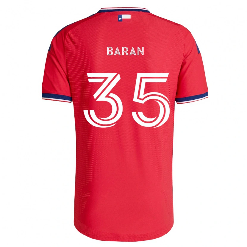 Danxen Mujer Camiseta Daniel Baran #35 Rojo Azul Blanco 1ª Equipación 2026/27 La Camisa México
