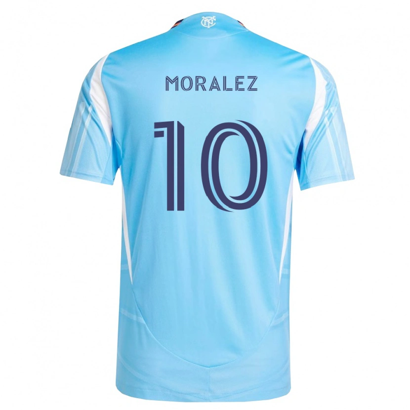 Danxen Mujer Camiseta Maxi Moralez #10 Azul Cielo Blanco 1ª Equipación 2026/27 La Camisa México