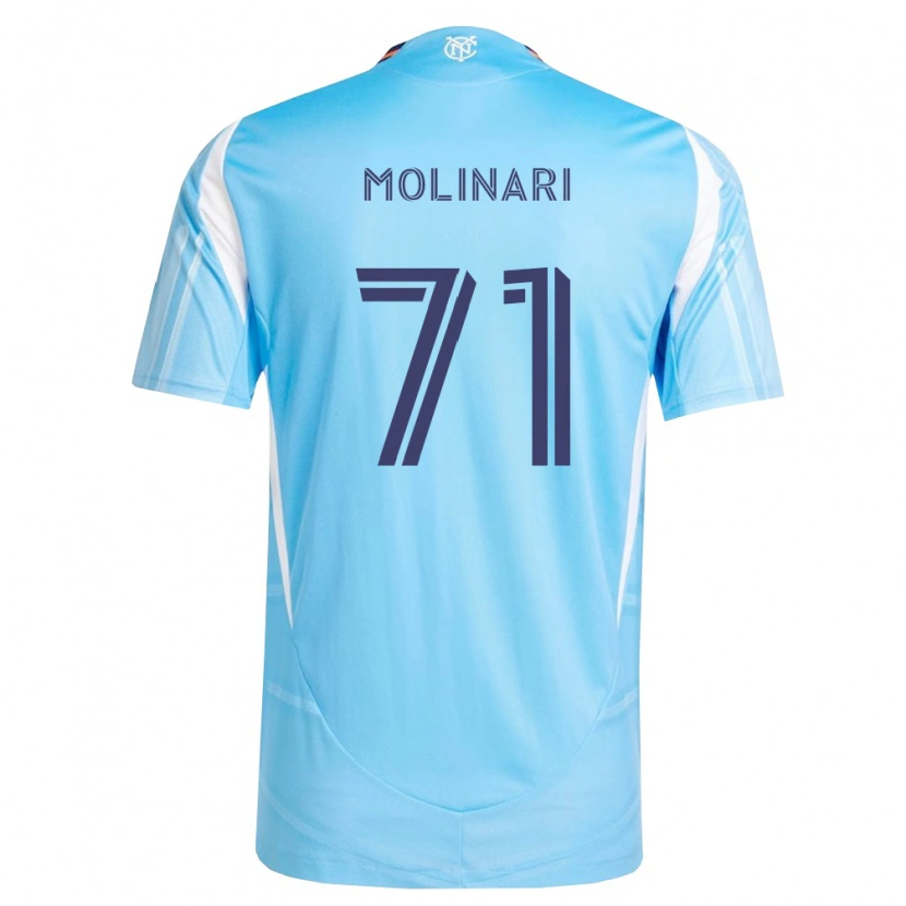 Danxen Mujer Camiseta Peter Molinari #71 Azul Cielo Blanco 1ª Equipación 2026/27 La Camisa México