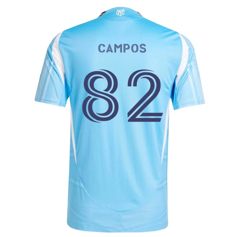 Danxen Mujer Camiseta Adonis Campos #82 Azul Cielo Blanco 1ª Equipación 2026/27 La Camisa México