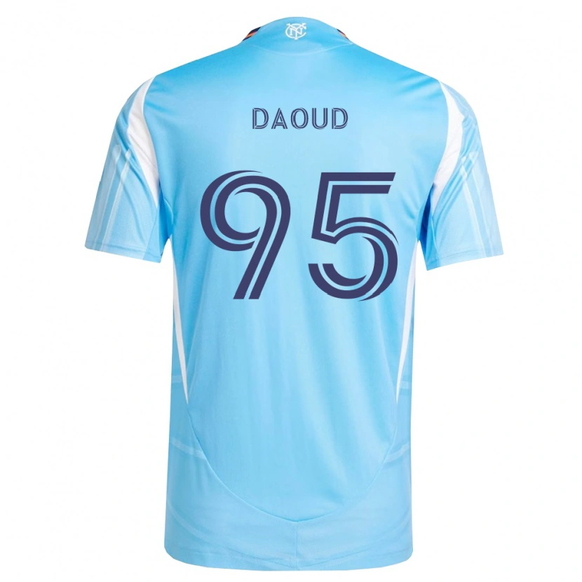 Danxen Mujer Camiseta Rami Daoud #95 Azul Cielo Blanco 1ª Equipación 2026/27 La Camisa México