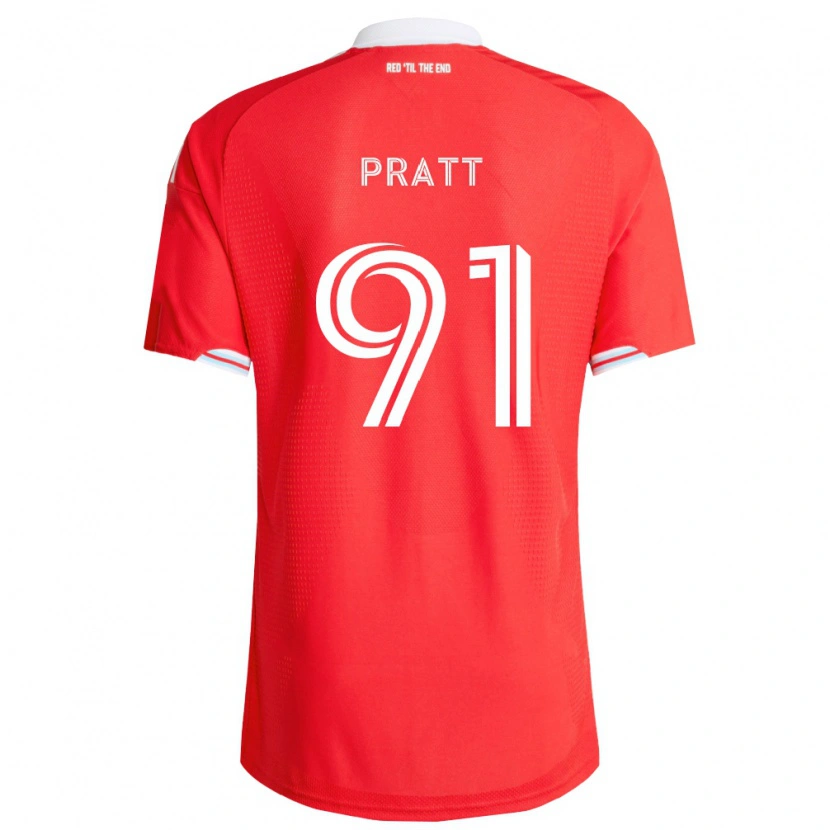 Danxen Mujer Camiseta Owen Pratt #91 Rojo Azul Profundo Blanco 1ª Equipación 2026/27 La Camisa México