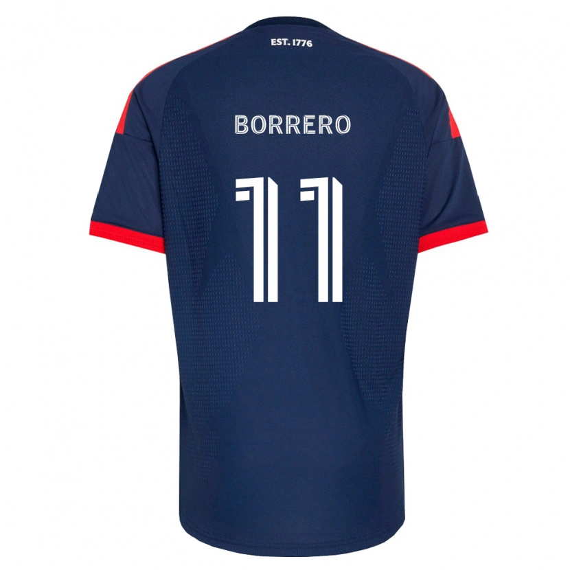 Danxen Mujer Camiseta Dylan Borrero #11 Azul Real Rojo Blanco 1ª Equipación 2026/27 La Camisa México
