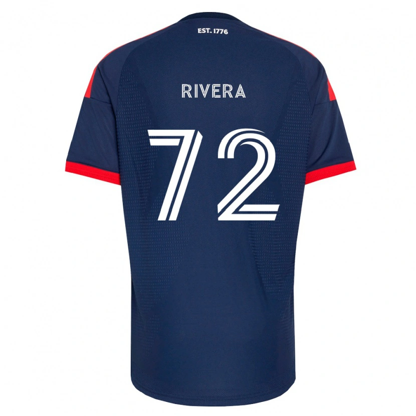 Danxen Mujer Camiseta Damián Rivera #72 Azul Real Rojo Blanco 1ª Equipación 2026/27 La Camisa México