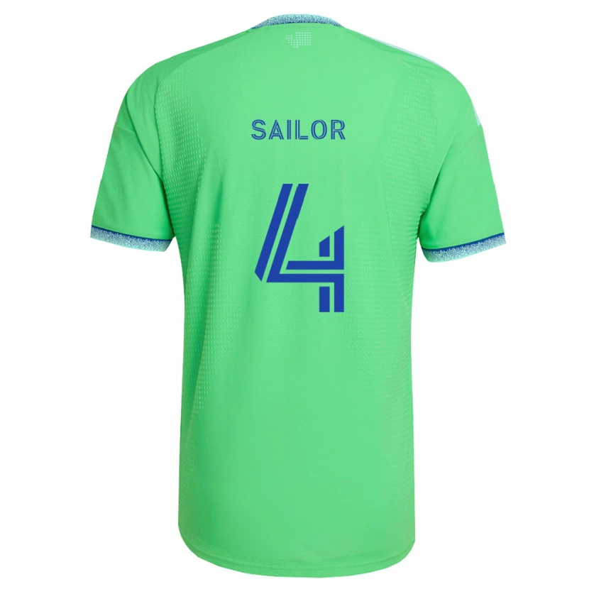 Danxen Mujer Camiseta Ryan Sailor #4 Verde Azul Claro 1ª Equipación 2026/27 La Camisa México