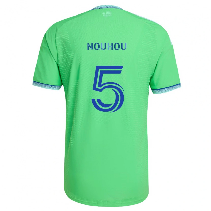 Danxen Mujer Camiseta Nouhou Tolo #5 Verde Azul Claro 1ª Equipación 2026/27 La Camisa México