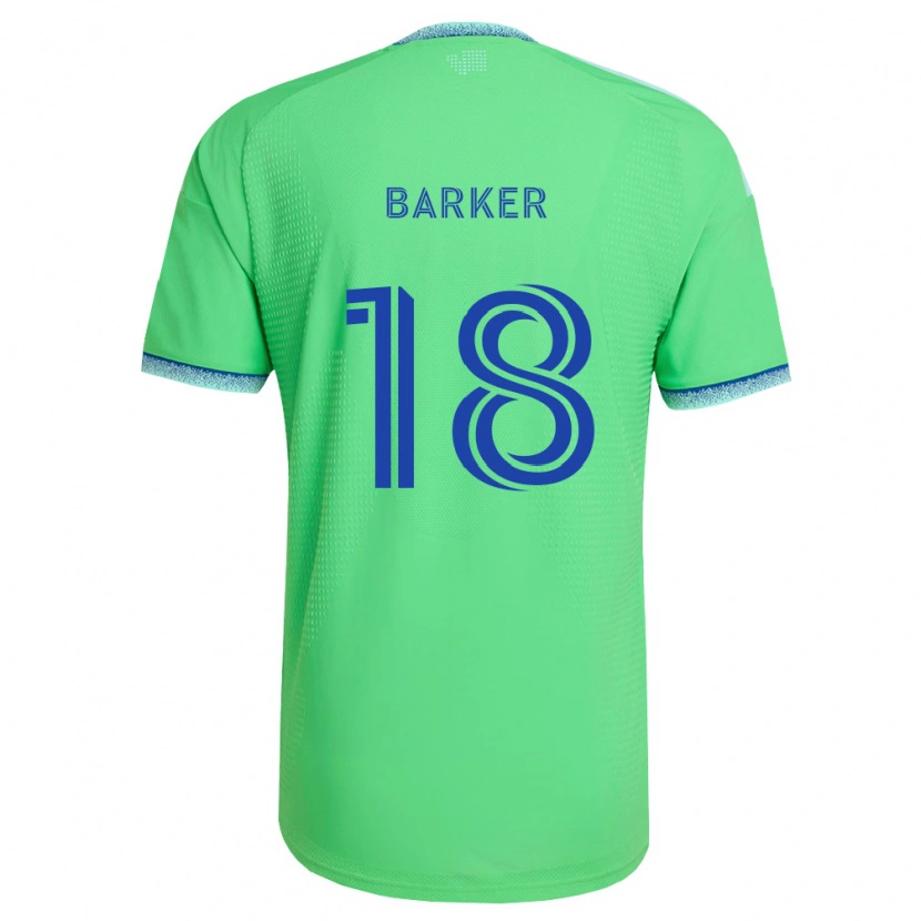 Danxen Mujer Camiseta Alicia Barker #18 Verde Azul Claro 1ª Equipación 2026/27 La Camisa México