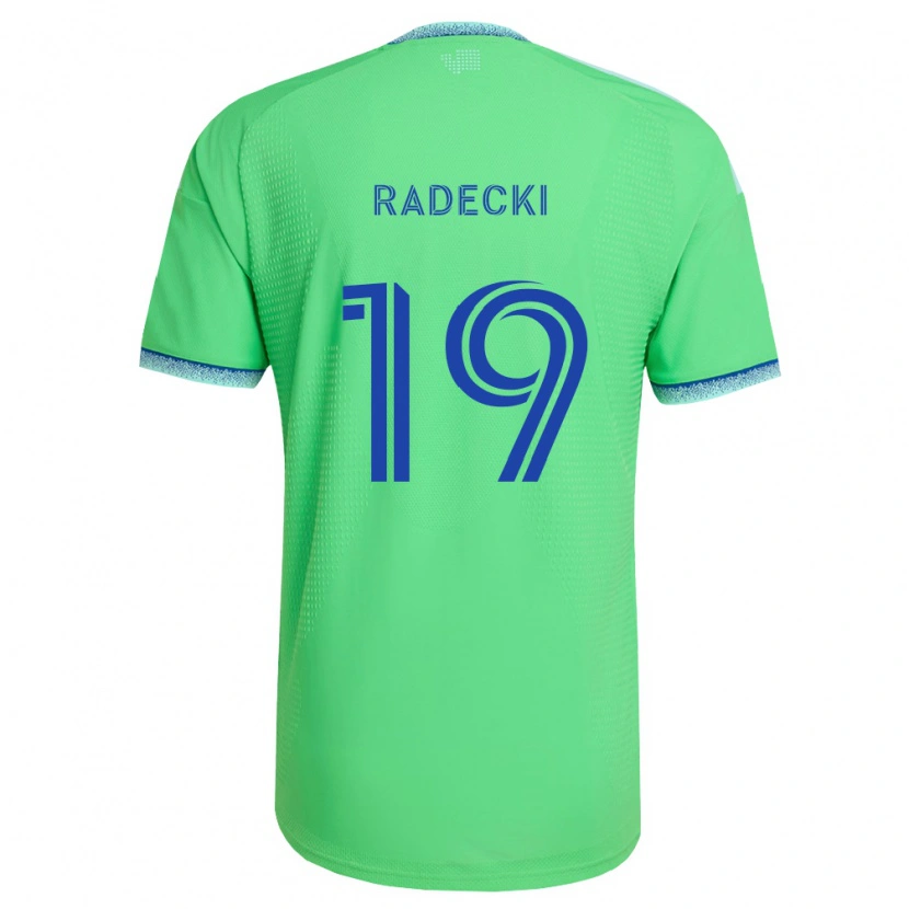 Danxen Mujer Camiseta Taylor Radecki #19 Verde Azul Claro 1ª Equipación 2026/27 La Camisa México