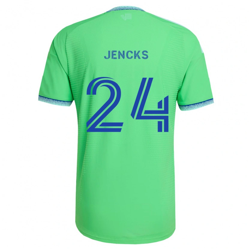 Danxen Mujer Camiseta India Jencks #24 Verde Azul Claro 1ª Equipación 2026/27 La Camisa México