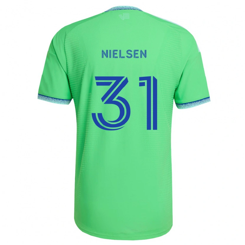 Danxen Mujer Camiseta Madeline Nielsen #31 Verde Azul Claro 1ª Equipación 2026/27 La Camisa México
