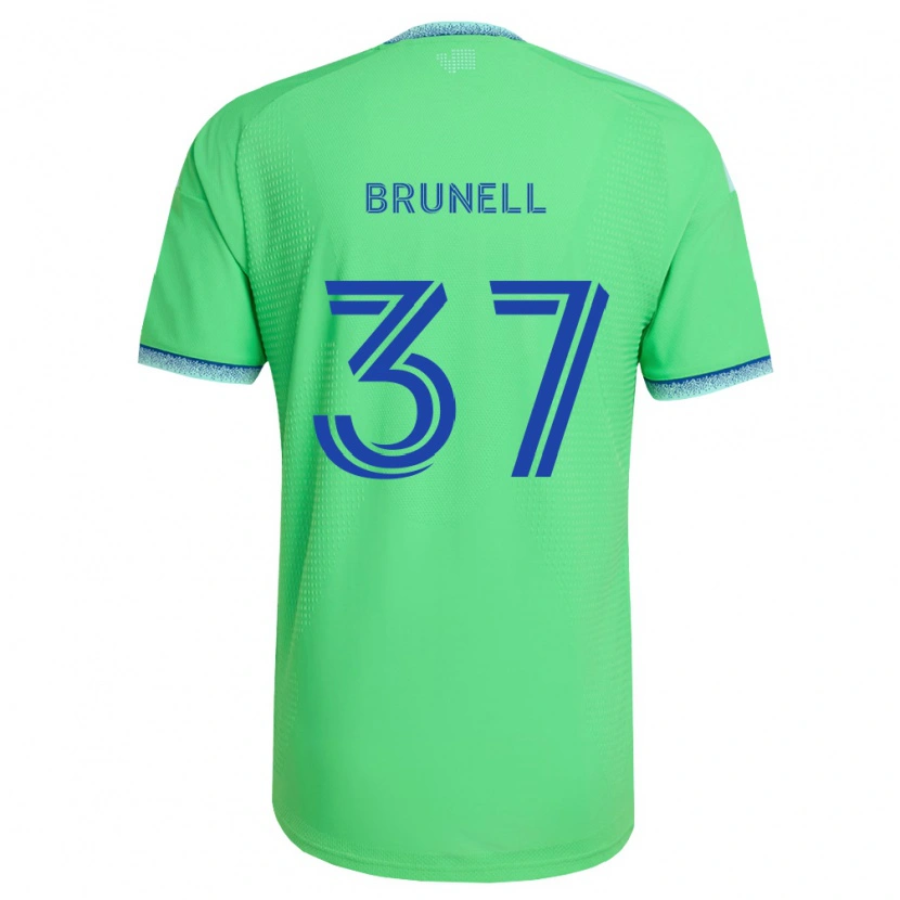 Danxen Mujer Camiseta Snyder Brunell #37 Verde Azul Claro 1ª Equipación 2026/27 La Camisa México