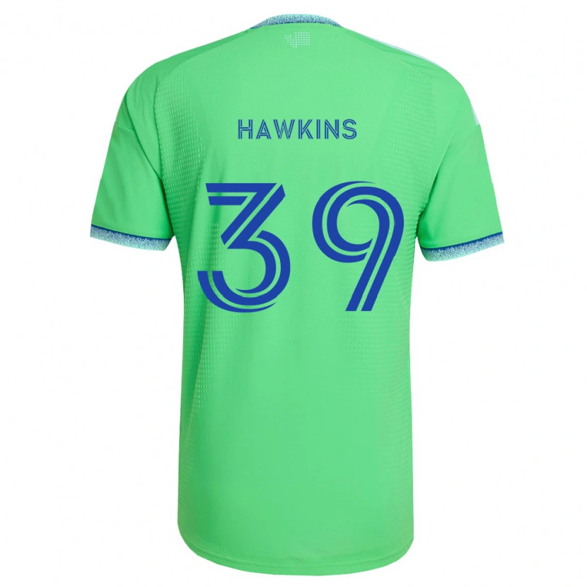 Danxen Mujer Camiseta Stuart Hawkins #39 Verde Azul Claro 1ª Equipación 2026/27 La Camisa México