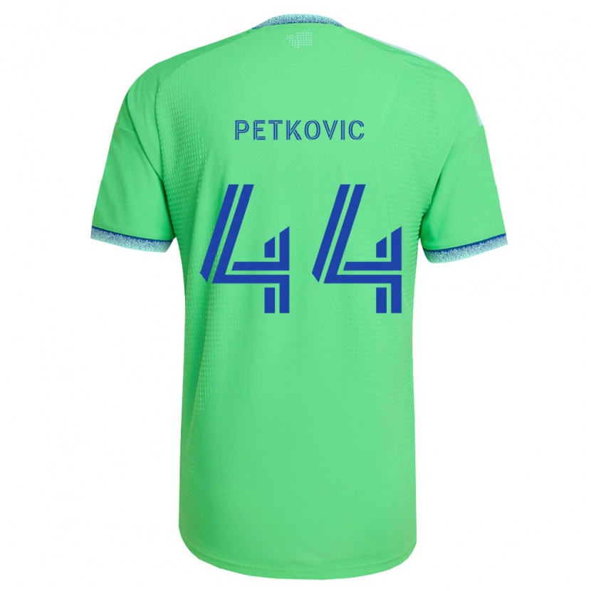 Danxen Mujer Camiseta Nikola Petković #44 Verde Azul Claro 1ª Equipación 2026/27 La Camisa México