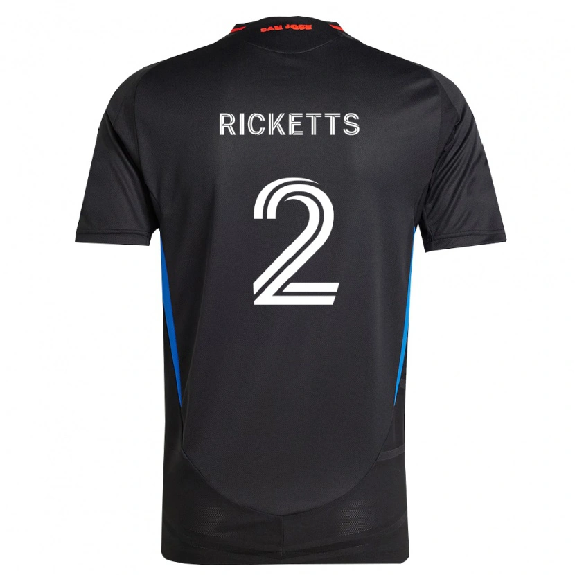 Danxen Mujer Camiseta Jamar Ricketts #2 Azul Blanco Negro 1ª Equipación 2026/27 La Camisa México