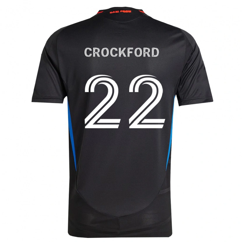 Danxen Mujer Camiseta Nate Crockford #22 Azul Blanco Negro 1ª Equipación 2026/27 La Camisa México