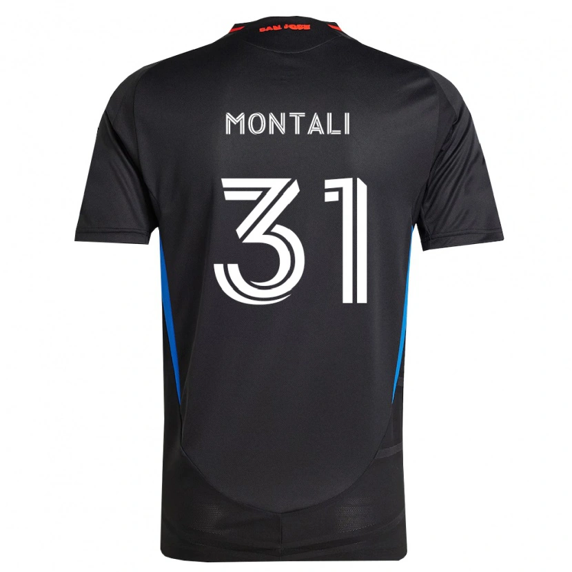 Danxen Mujer Camiseta Francesco Montali #31 Azul Blanco Negro 1ª Equipación 2026/27 La Camisa México