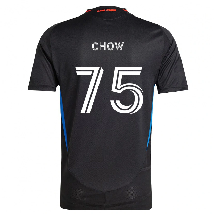 Danxen Mujer Camiseta Alex Chow #75 Azul Blanco Negro 1ª Equipación 2026/27 La Camisa México
