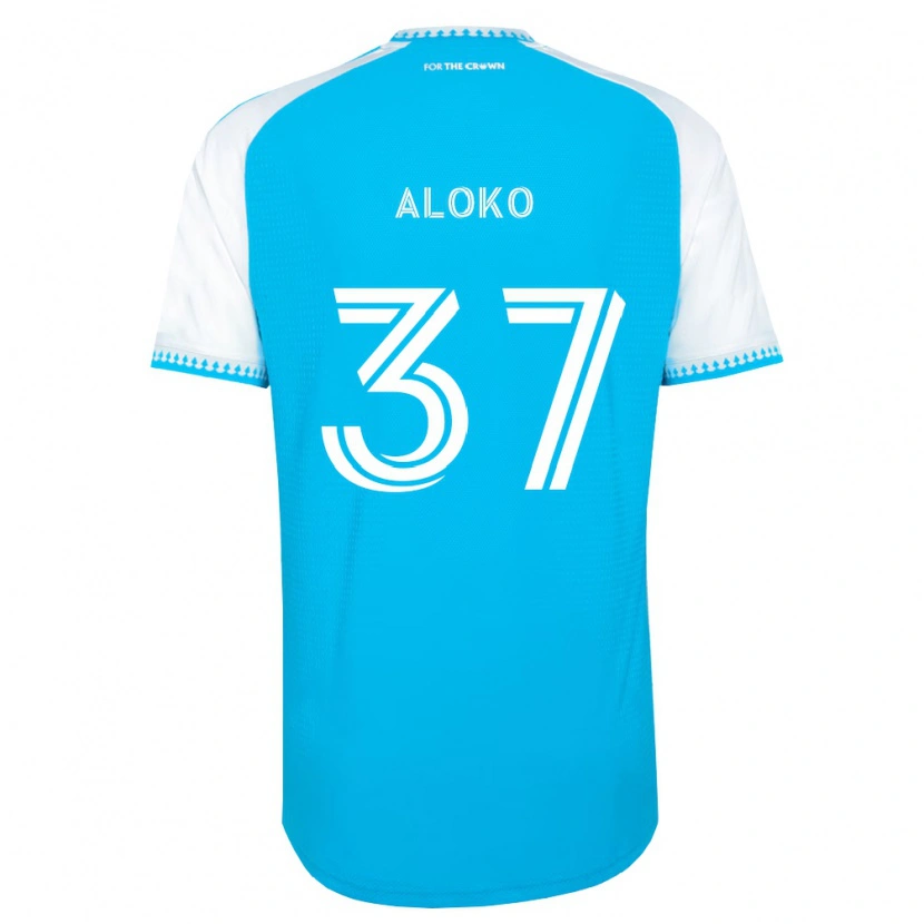 Danxen Mujer Camiseta Rodolfo Aloko #37 Azul Cielo Blanco Negro 1ª Equipación 2026/27 La Camisa México