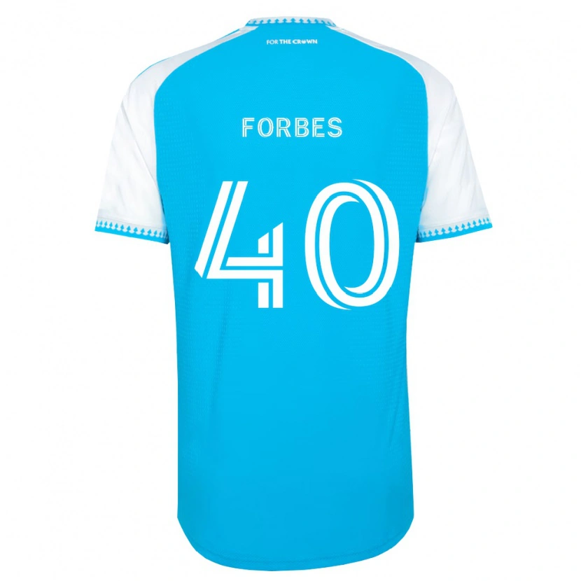 Danxen Mujer Camiseta Jahlane Forbes #40 Azul Cielo Blanco Negro 1ª Equipación 2026/27 La Camisa México