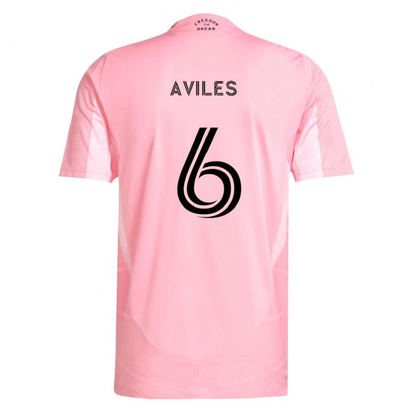 Danxen Mujer Camiseta Tomás Avilés #6 Rosa Negro 1ª Equipación 2026/27 La Camisa México