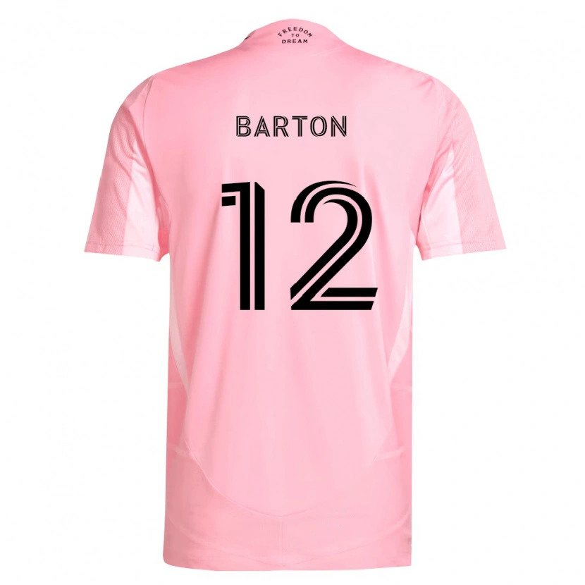 Danxen Mujer Camiseta Tye Barton #12 Rosa Negro 1ª Equipación 2026/27 La Camisa México