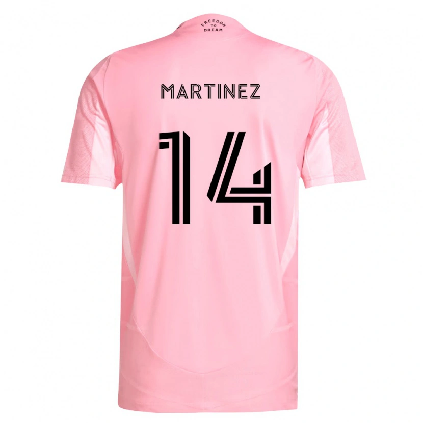 Danxen Mujer Camiseta David Martinez #14 Rosa Negro 1ª Equipación 2026/27 La Camisa México
