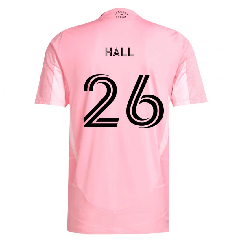 Danxen Mujer Camiseta Tyler Hall #26 Rosa Negro 1ª Equipación 2026/27 La Camisa México