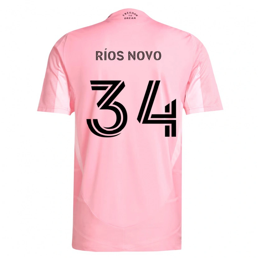 Danxen Mujer Camiseta Rocco Ríos Novo #34 Rosa Negro 1ª Equipación 2026/27 La Camisa México