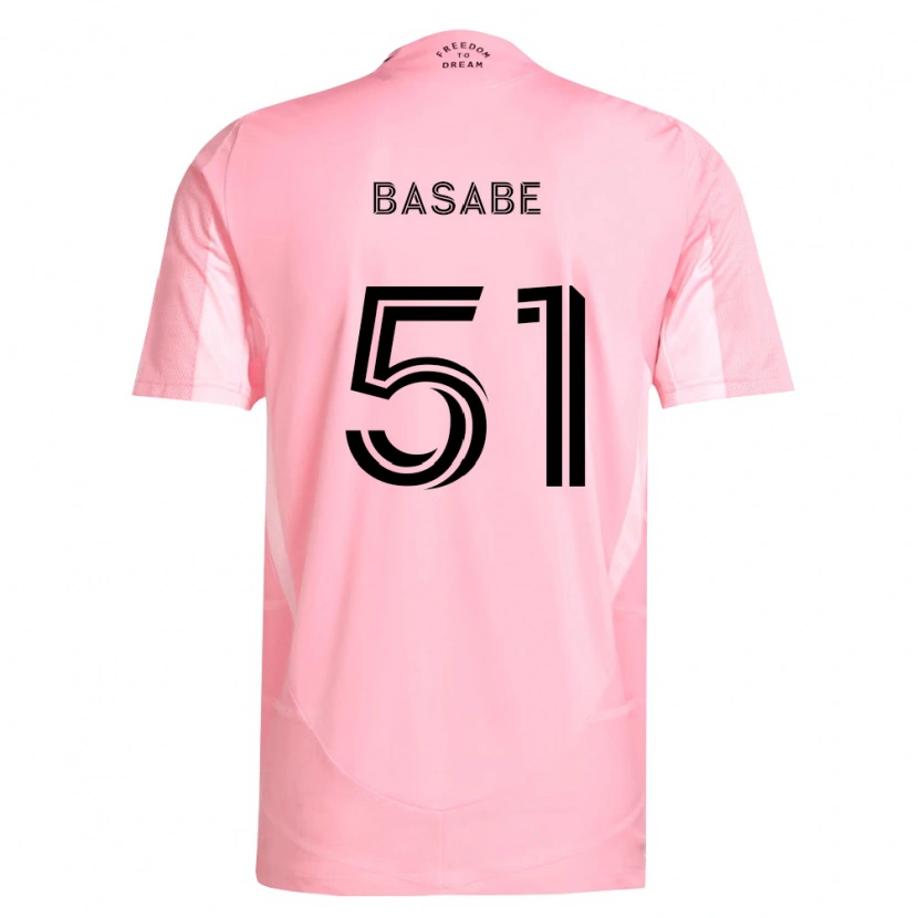 Danxen Mujer Camiseta Samuel Basabe #51 Rosa Negro 1ª Equipación 2026/27 La Camisa México
