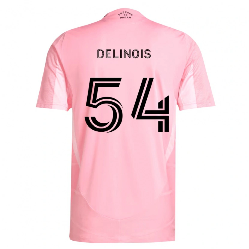 Danxen Mujer Camiseta Lovend's Delinois #54 Rosa Negro 1ª Equipación 2026/27 La Camisa México