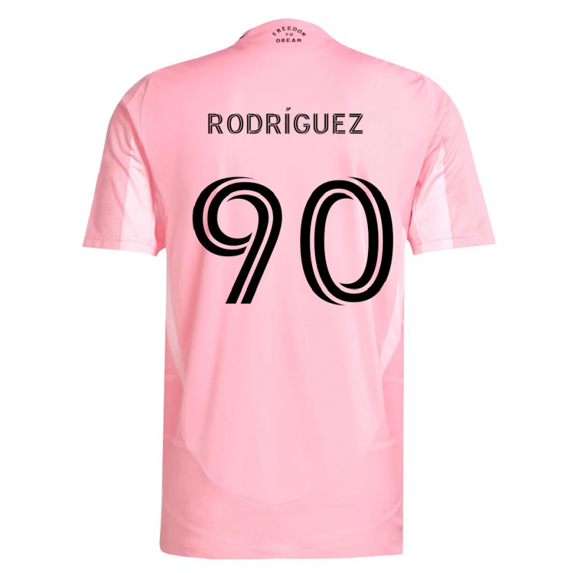 Danxen Mujer Camiseta Mark Rodríguez #90 Rosa Negro 1ª Equipación 2026/27 La Camisa México
