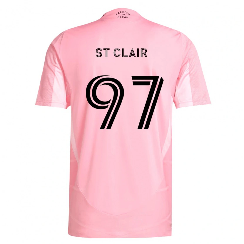 Danxen Mujer Camiseta Dayne St. Clair #97 Rosa Negro 1ª Equipación 2026/27 La Camisa México