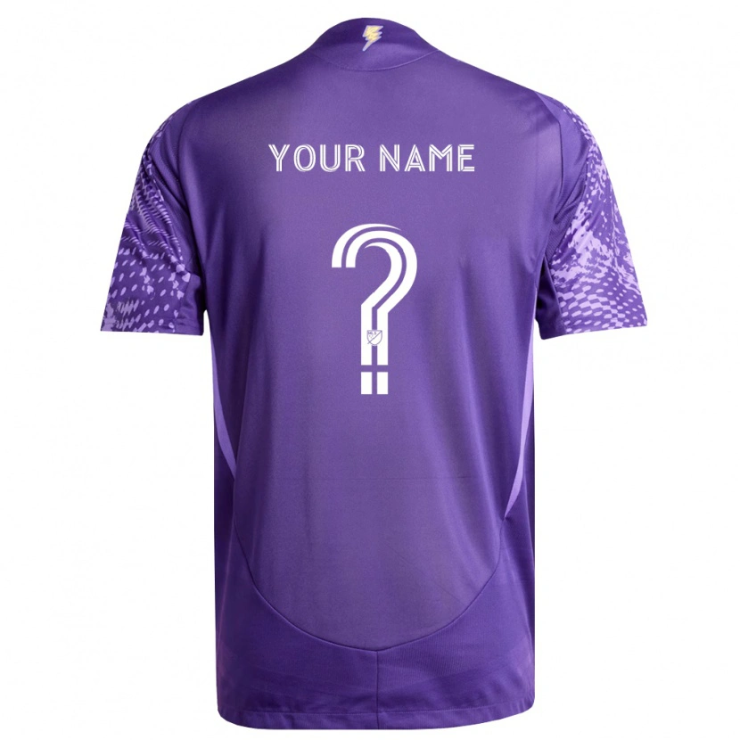 Danxen Mujer Camiseta Su Nombre #0 Morado Blanco 1ª Equipación 2026/27 La Camisa México