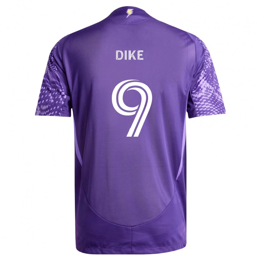 Danxen Mujer Camiseta Daryl Dike #9 Morado Blanco 1ª Equipación 2026/27 La Camisa México