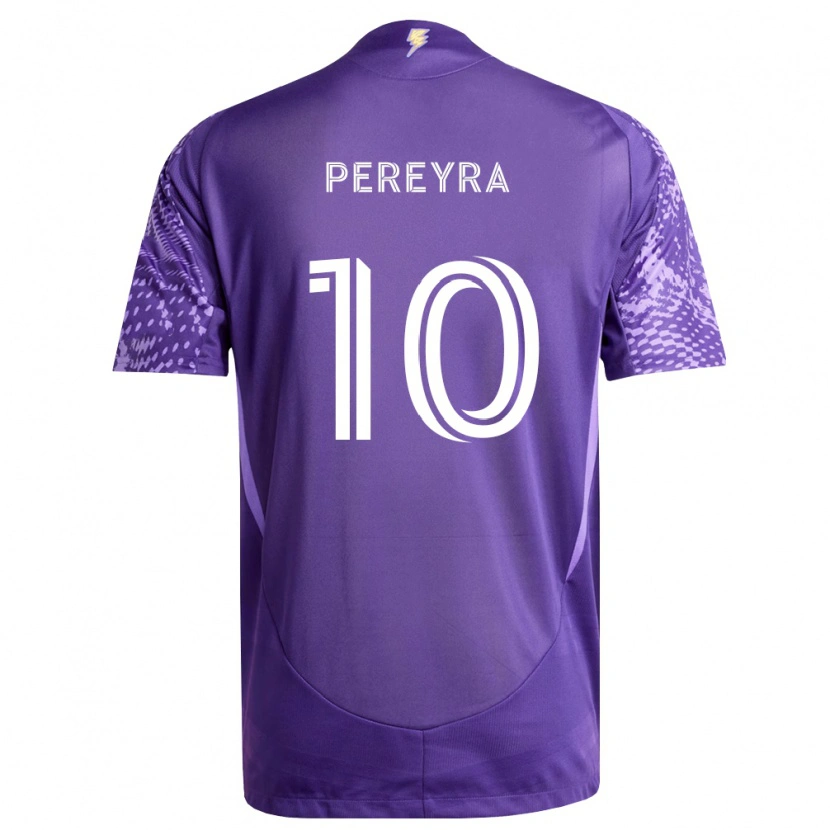 Danxen Mujer Camiseta Mauricio Pereyra #10 Morado Blanco 1ª Equipación 2026/27 La Camisa México