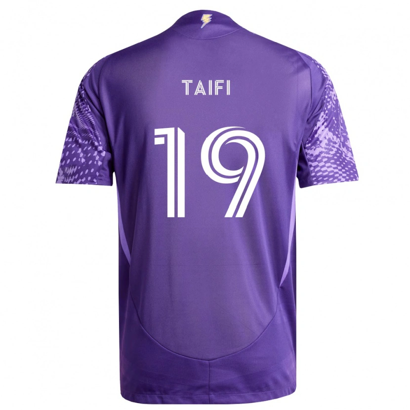 Danxen Mujer Camiseta Zakaria Taifi #19 Morado Blanco 1ª Equipación 2026/27 La Camisa México